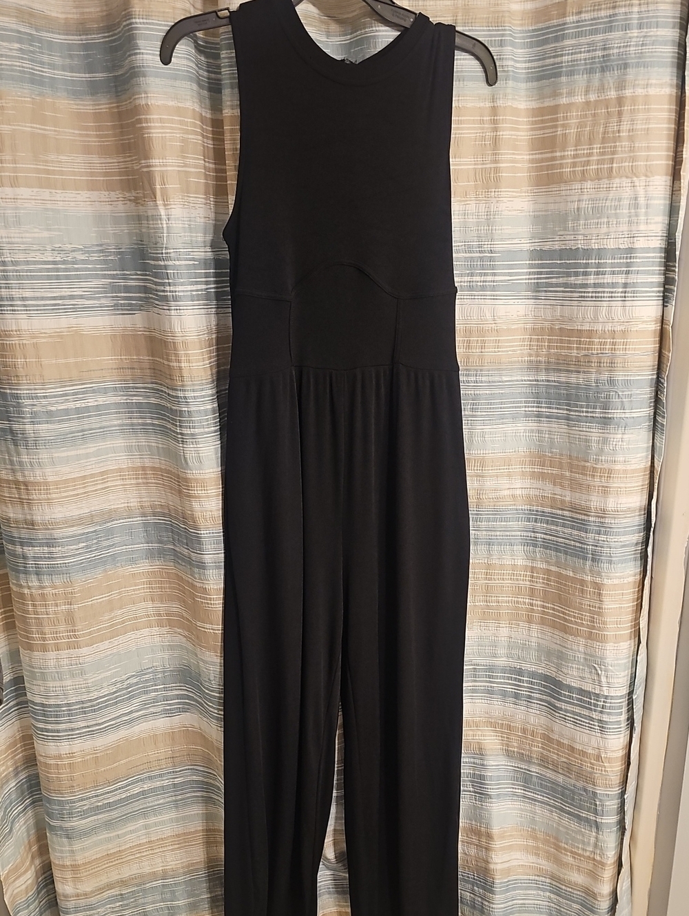 Cider Bodycon Women's Sleeveless Black Jumpsuit - Classic Wide-Leg